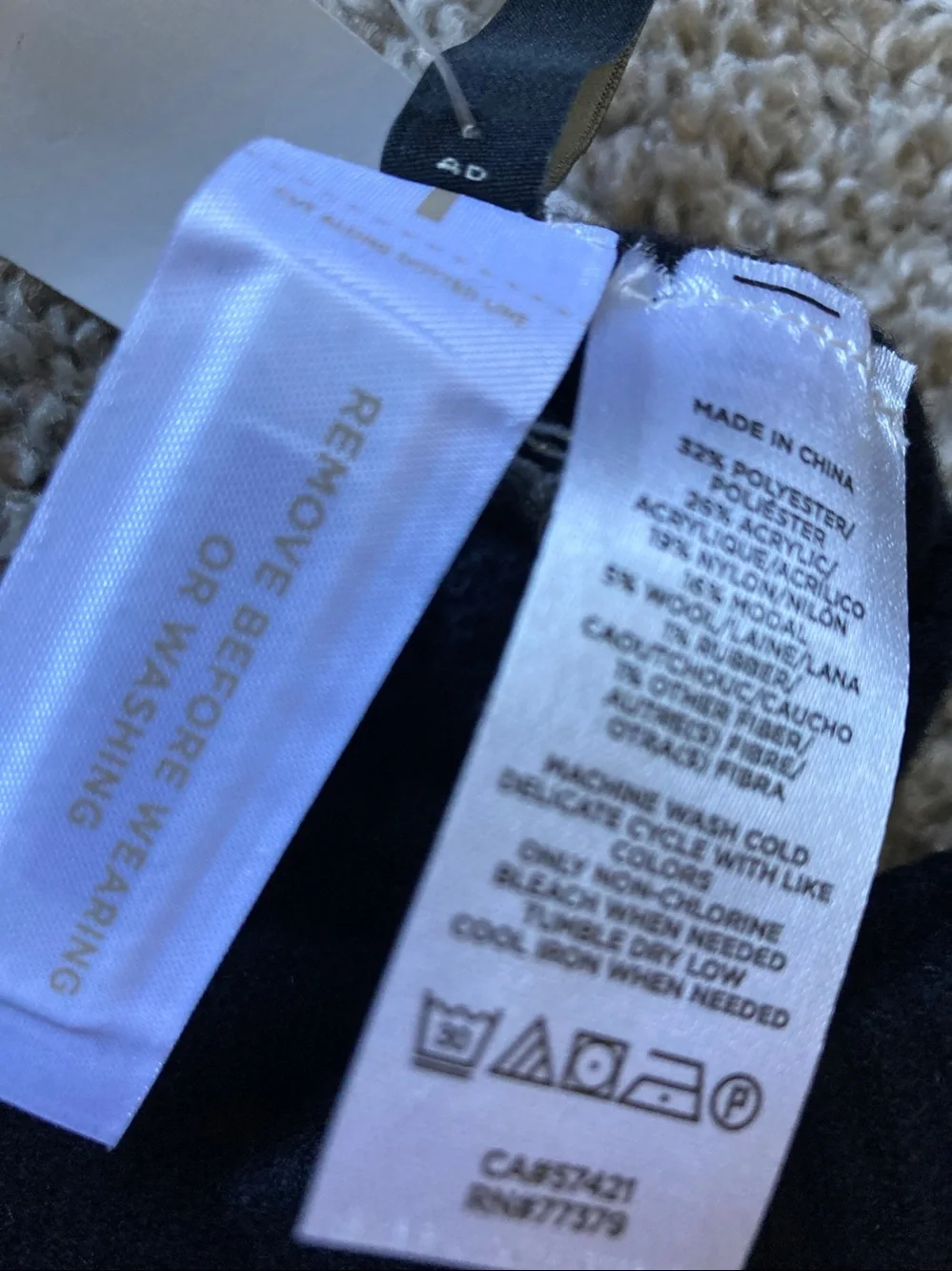 NWT Ann Taylor star design mitten gloves celestial